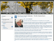 Tablet Screenshot of firstchurchotago.org